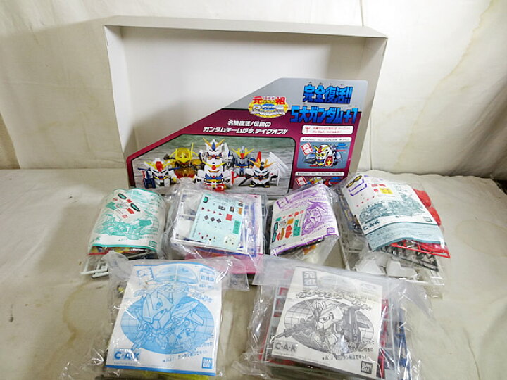 楽天市場】新品 バンダイ 元祖SDガンダム 完全復活！！ 5大ガンダム＋1 