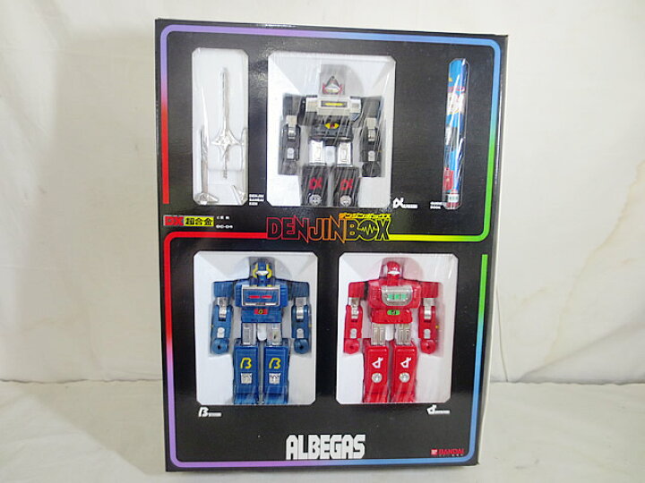 楽天市場】新品 バンダイ DX超合金 光速電神アルベガス デンジン 