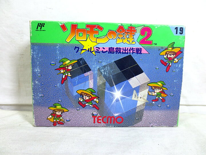 楽天市場】美品 テクモ FC ファミコン ソフト ソロモンの鍵 2 