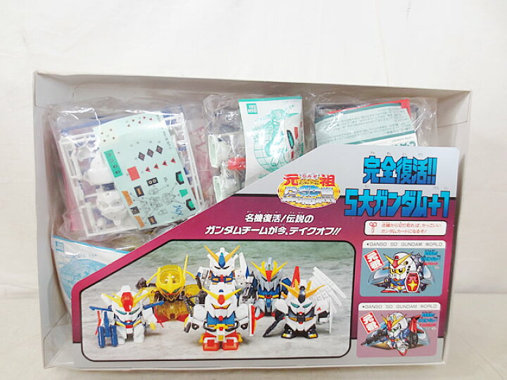 楽天市場】新品 バンダイ 元祖SDガンダム 完全復活！！ 5大ガンダム＋1 