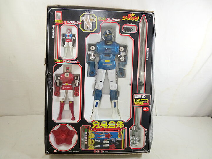 楽天市場】美品 ポピー 世界の超合金 DX 闘士ゴーディアン 分身合体  