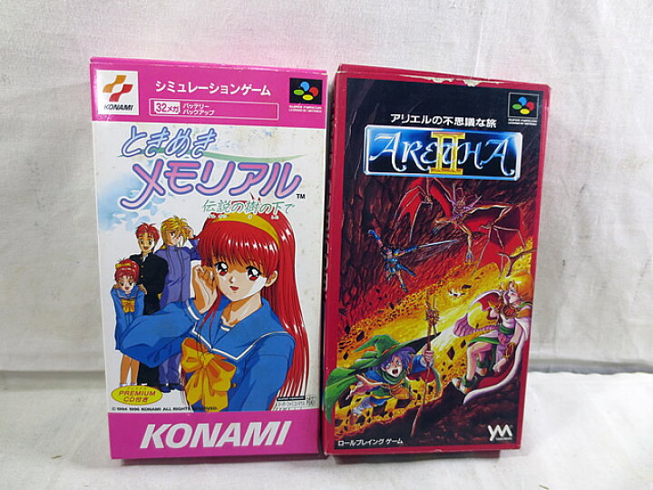 楽天市場】美品 SFC スーパーファミコン ときめきメモリアル 伝説の樹 