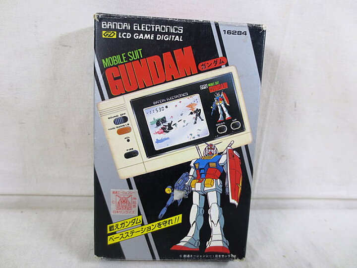 楽天市場】美品 バンダイ モビルスーツ ガンダム LCD ゲームウォッチ 