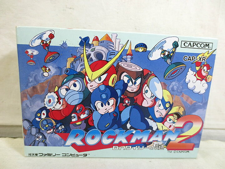 楽天市場】新品 カプコン ファミコン FC ロックマン2 Dr.ワイリーの謎  