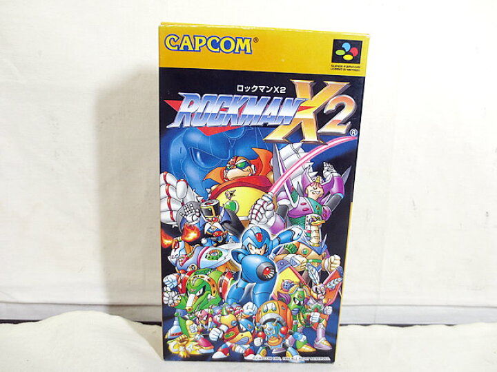 楽天市場】新品同様 カプコン スーパーファミコン SFC ロックマンX2 完 