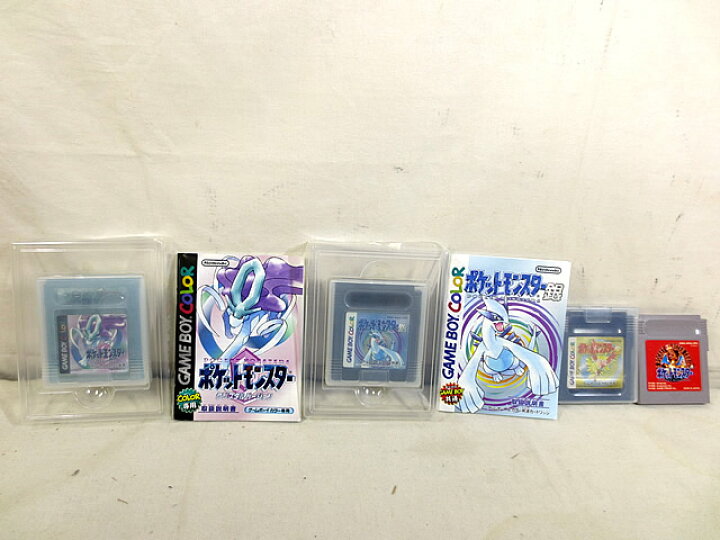 楽天市場】美品 任天堂 ゲームボーイ GB ポケットモンスター 金 銀 