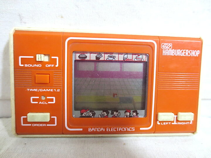 楽天市場】美品 バンダイ ゲーム＆ウォッチ ハンバーガーショップ 