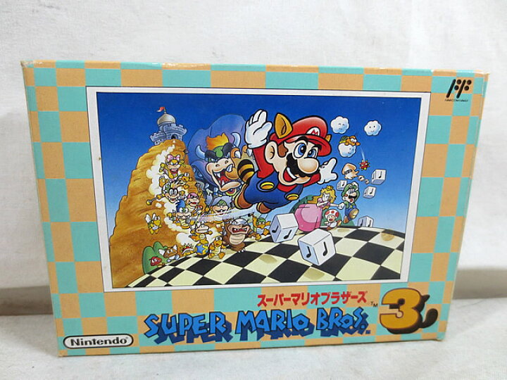 楽天市場】美品 任天堂 ファミコン FC スーパーマリオブラザーズ3 : 虹商店