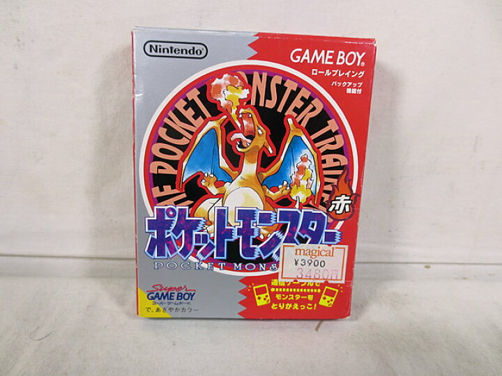楽天市場】美品 任天堂 ゲームボーイ GB ポケットモンスター 赤 : 虹商店