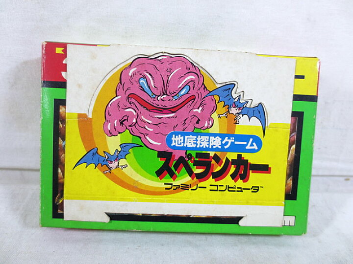 楽天市場】美品 ファミコン FC スペランカー POPつき LEDなし : 虹商店