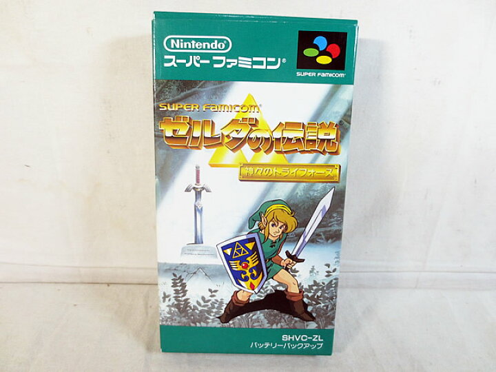 楽天市場】美品 SFC スーパーファミコン ゼルダの伝説 神々のトライ 