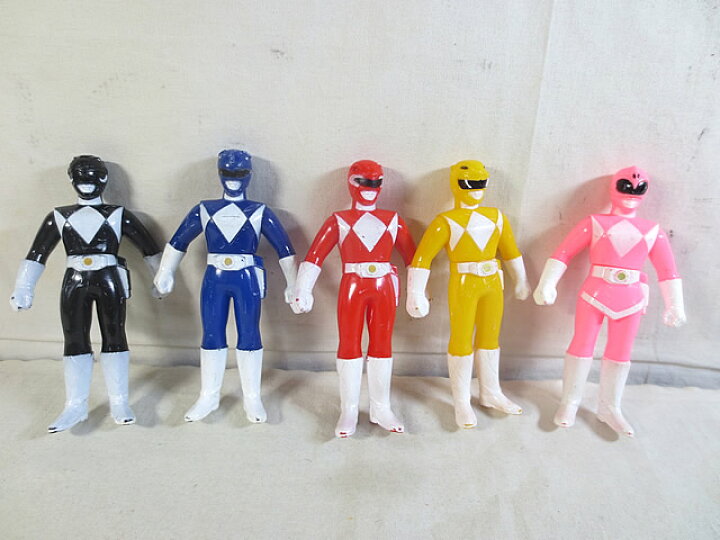 楽天市場】美品 バンダイ 恐竜戦隊ジュウレンジャー ソフビ 5体 セット 
