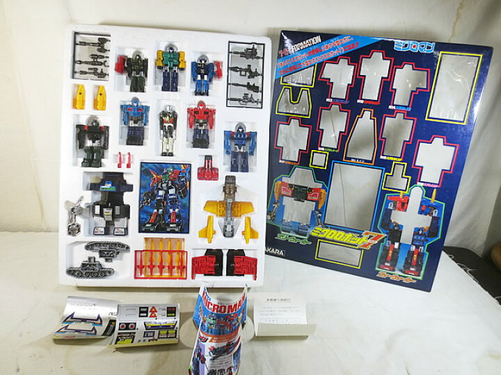 楽天市場】新品 タカラ ミクロマン ミクロロボット7 セブン : 虹商店