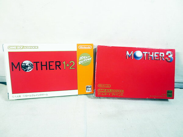 美品　任天堂　GBA ゲームボーイアドバンス　MOTHER 1＋2　MOTHER 3　セット