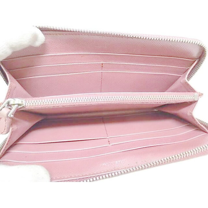 楽天市場】美品☆PRADA☆プラダ☆レザー☆ラウンドファスナー長財布 