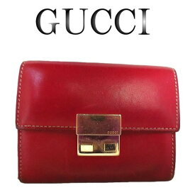 GUCCI　グッチ　レザー　コインケース【中古】【虹商店】