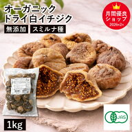 オーガニック・ドライ白イチジク 1Kg トルコ産 オーガニックドライいちじく オーガニックドライフィグ 有…