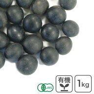 ◆原料都合により在庫限りで販売終了◆オーガニック・黒千石大豆 1kg 北海道産 有機黒千石大豆 極小粒黒…