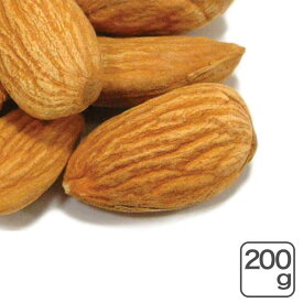 アーモンド ホール（生） 200g 通常栽培品 生アーモンド カリフォルニア産