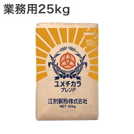 ゆめちからブレンド 業務用 25Kg江別製粉 ゆめちから小麦 ユメチカラブレンド 北海道産小麦 北海道産強力…