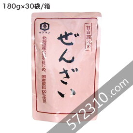 特製ぜんざい 180g×30袋/箱 [泉万醸造製] 業務用