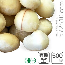 オーガニック・ マカダミアナッツ(生) Style1R　500g ケニア産 有機マカダミアナッツ マカデミアナッツ