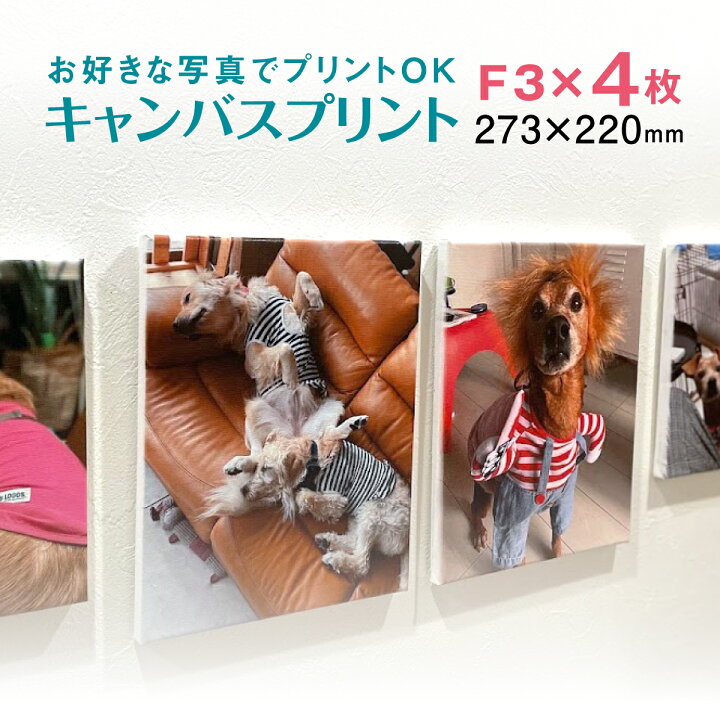 楽天市場】写真 パネル フォトパネル4枚セットキャンバスプリント 