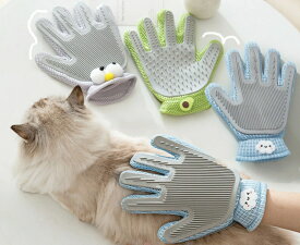 ペットグルーミング グローブ 抜け毛取り 猫 ブラシ ペットブラシ 右手用 抜け毛 猫用 犬用 ブラッシング 手袋 ブラシ マッサージグローブ スキンシップ ネコ用　イヌ用　裏表用