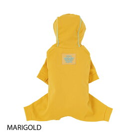 ウォーターリペレントスキンタイトスーツ XL マリーゴールド【WATER REPELLENT SKIN TIGHT SUIT】マンダリンブラザーズ アクティブウェア 撥水タイプ フード付き