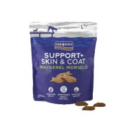 FISH4DOGS フィッシュ4ドッグ サポートトリーツ 皮膚・被毛ケア 225g 犬用おやつ オメガ3 無添加