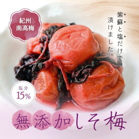 「10%OFFクーポン配布中」訳あり 【無添加】 紫蘇梅 塩分15％ 200g 400g 800g 減塩 無添加梅干し 梅干し つぶれ梅 しそ梅干し 高級 訳あり梅干し わけあり梅干し 完熟梅 減塩 うめぼし 梅 美容 紫蘇梅干し 減塩梅干し しそ梅 訳あり しそ しそ漬け 紫蘇 無添加 梅干し