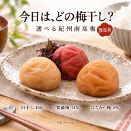 「10%OFFクーポン配布中」無添加 梅干し 訳あり 白干し 梅 塩分15％ 400g 800g 紀州 南高梅 国産 うめぼ…
