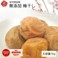 保存料【無添加】訳あり 梅干し 塩分15％ 大容量 1kg 500g×2 送料無料 紀州 南高梅 国産 白干し うめぼ…