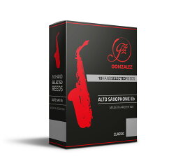 【サックスリード クラシックモデル ( 6種 / 1箱10枚入 ) 】 ゴンザレス アルトサックス リード サックスリード アルト クラシック サックス 部品 セルロース 吹奏楽 コンサート ケーン レッスン ソロ アンサンブル オーケストラ 室内楽 演奏会 合奏 透明感 温かみ 中低音域