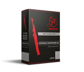 【サックスリード クラシックモデル ( 5種 / 1箱10枚入 ) 】 ゴンザレス ソプラノサックス リード マウスピース サックス 部品 クラシック セルロース 吹奏楽 コンサート ケーン レッスン ソロ アンサンブル オーケストラ 室内楽 演奏会 合奏 透明感 温かみ 音色調整 安定感