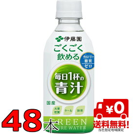 ごくごく飲める毎日一杯の青汁 350ml×2ケース 48本 伊藤園【当社指定地域送料無料】