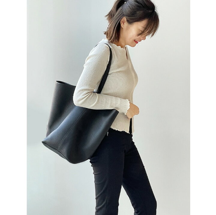 楽天市場】本革 トートバッグ レディース 大きめ 大容量 バケツバッグ  