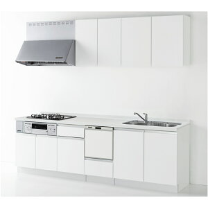 システムキッチン ハウステック PK I型 開き扉タイプ 間口240cm 開口255cm 開口270cm 扉A 大理石製ワイドカウンター 食器洗乾燥機(オプション) 納期2−3週間祝日土日を除く直通090 6523 6226 送料無