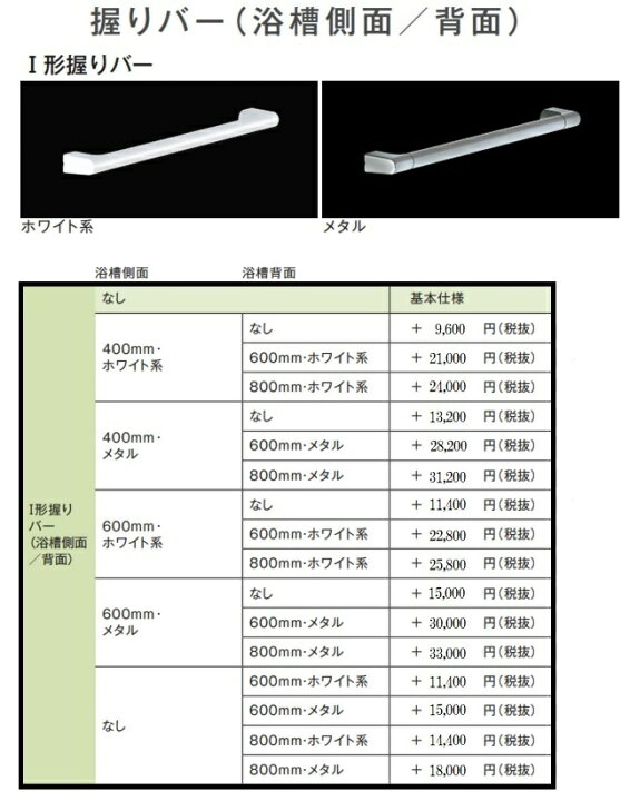 楽天市場】ハウステック ユニットバス LL 1116サイズ スタイルK基本 