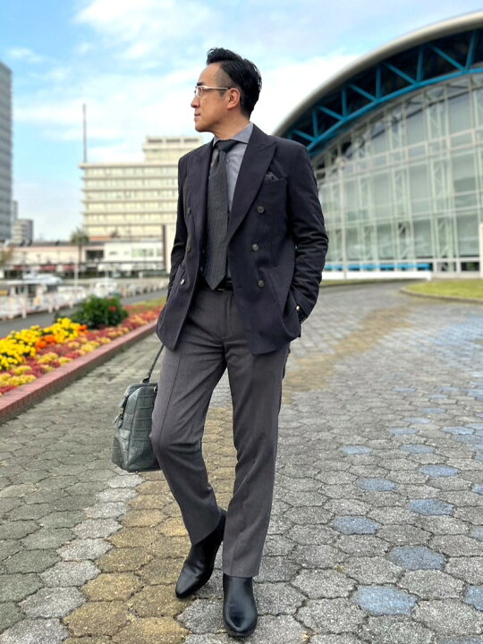 楽天市場】センターシームストレートパンツストレートパンツグレー 