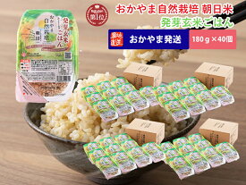 発芽玄米 パックご飯 40パック(180g×40個) 自然栽培 木村式 オーガニック 無添加 アレルギー体質