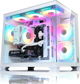 【NEWLEAGUE】　ゲーミングパソコン Ryzen 7 5700X / RTX5070 / メモリ32GB / NVMe SSD 2TB / Windows11Pro / WPS Office ミドルタワー デスクトップ パソコン