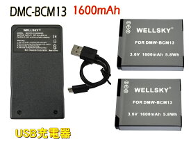 DMW-BCM13 互換バッテリー 2個 & [ 超軽量 ] USB Type-C 急速 互換充電器 バッテリーチャージャー BMW-BTC11 1個 [3点セット] [ 純正充電器で充電可能 残量表示可能 純正品と同じよう使用可能 ] ] Panasonic パナソニック LUMIX ルミックス DMC-TZ55 DMC-TZ57 DMC-TZ70
