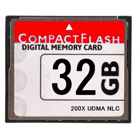 東芝製チップ 採用オリジナルブランド Compact Flash CFカード コンパクトフラッシュ 32GB 200X 200倍速 UDMA対応
