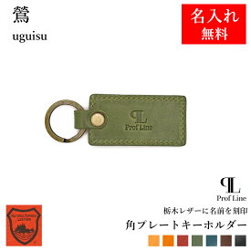 キーホルダー 革 【 名入れ 無料】 栃木レザー ミドルタグキーホルダー ネームタグ ProfLine 名入れギフト 名入れキーホルダー ブランド スマートキー 本革 キーリング プレゼント 2段名入れ シンプル 就職祝い 結婚祝い 革婚式 新生活 ノベルティ 内祝い