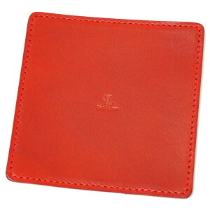 コースター 栃木レザー 【名入れ可能】 四角 四角形 スクエア メンズ レディース 本革 Prof Line 革 牛革 ブランド レザー 高級レザー ハンドメイド カフェ インテリア シンプル おしゃれ お祝