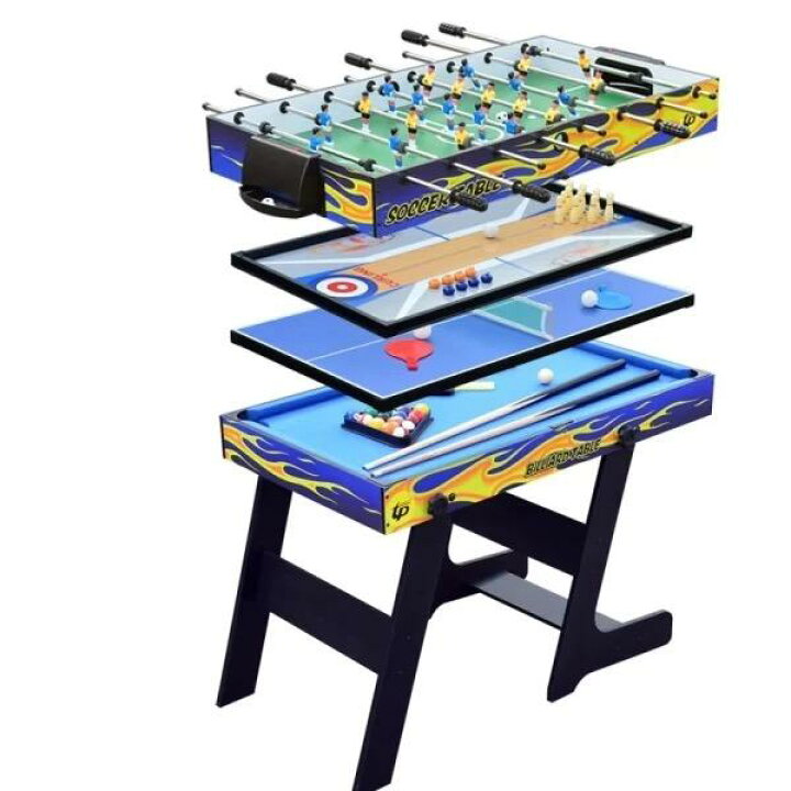 楽天市場】☆1台で5種類の遊び☆ マルチボードゲーム 5in1 サッカー 