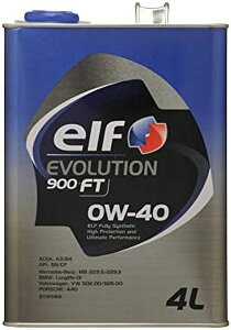 ELF Gt EVOLUTION 900 FT 0W-40 GWIC 4L × 6 198788