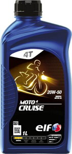 ELF Gt MOTO 4 CRUISE 20W50 1L × 12 4Xg[NGWp2֗pIC 213952