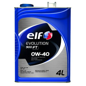 ELF �G���t EVOLUTION 900 FT 0W-30 �G���W���I�C�� 4L 233790